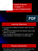 11-1 Distance and Displacement With On Same Slide