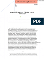 Capital Privado y Público Local Finanzas