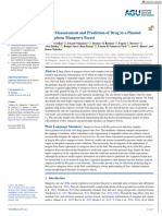 Field Measurement and Prediction of Drag in A Planted Rhizophora Mangrove Forest