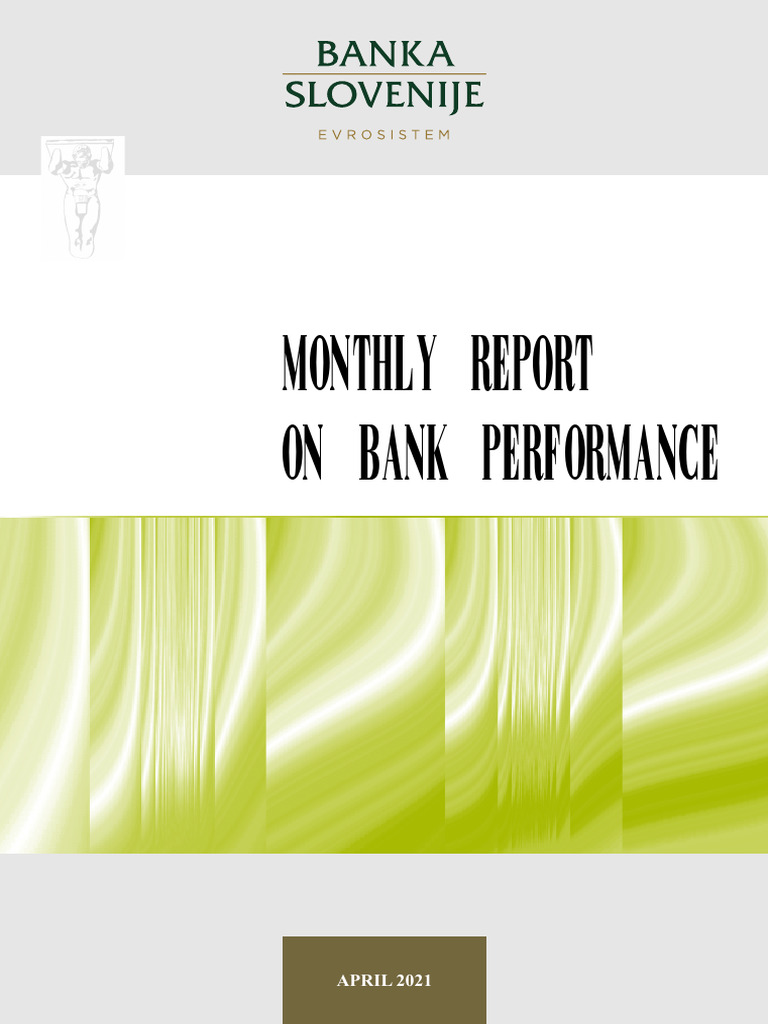 Mesecna-Informacija-April 2021 en | PDF | Banks | Income Statement