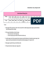 Jadwal Kontrol Moving Class