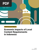 Economic Impacts of Local Content Requirements in Indonesia