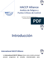 Curso HACCP Alliance Version Julio 2022