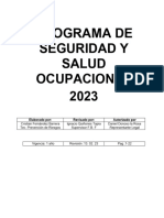 Programa de Seguridad y Salud Ocupacional F.B.F. 2023 CFT PEÑABLANCA