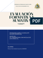 Evaluación Formativa y Sumativa Unidad 1