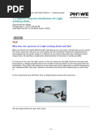 1.2 Spectral Intensity Distribution of A Light Emitting Diode