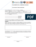 Acta de Inicio y Cierre de Inventario de Bienes de Las II - Ee.