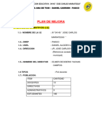 Plan de Mejora - Jose Carlos Mariategui