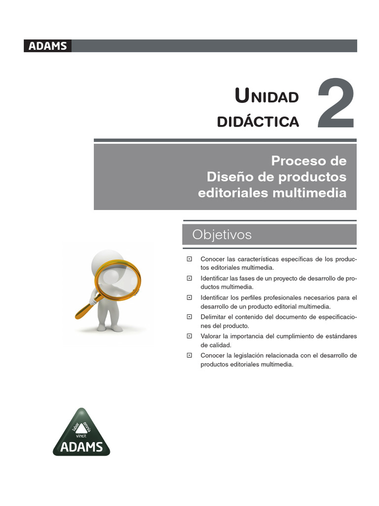 ADAMS Diseno Grafico Productos Editoriales Multimedia UF1583 | PDF ...