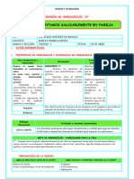 Sesión Martes 25 de Abril - ALIMENTOS EN FAMILIA