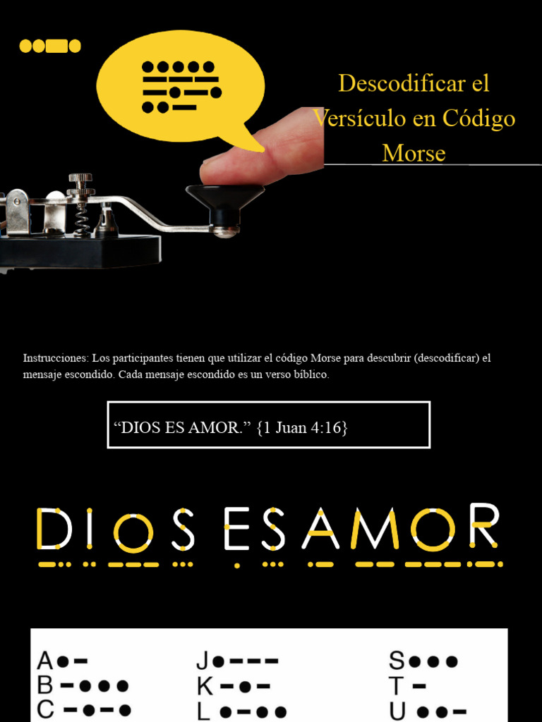 Juego Código Morse PDF