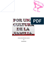 Por Una Cultura de La Familia