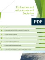 Exploration and Evaluation Assets and Depletion