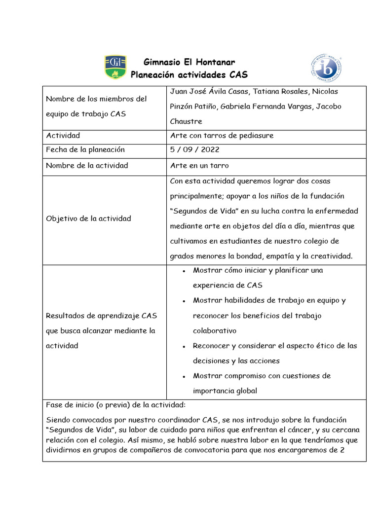 Planeaci n Tarritos De Pediasure PDF