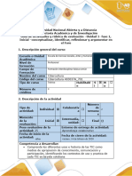 Guía de Actividades y Rúbrica de Evaluación - Unidad 1 - Fase 1 - Conceptualizar, Identificar, Reflexionar y Argumentar en Los Foros