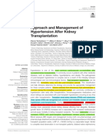 Approach and Management of Hypertension After Kidney Transplantation