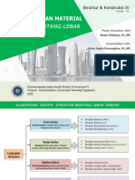 SK IV P01 Klasifikasi Dan Material Struktur Bentang Lebar