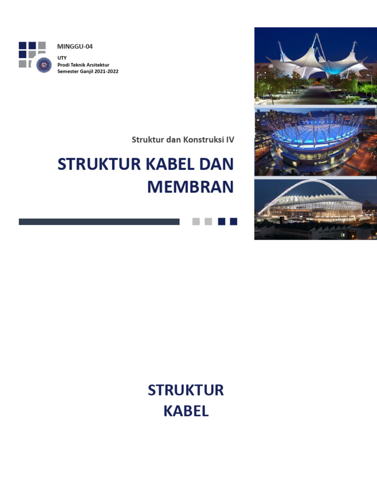M04-SKIV-Struktur Kabel Dan Membran | PDF