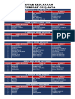 Daftar Kejuaraan