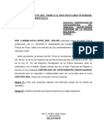 Solicitud de Certificado de Antecedentes Sof Guarachi