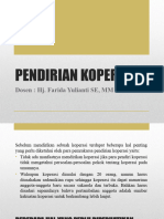 Pendirian Koperasi