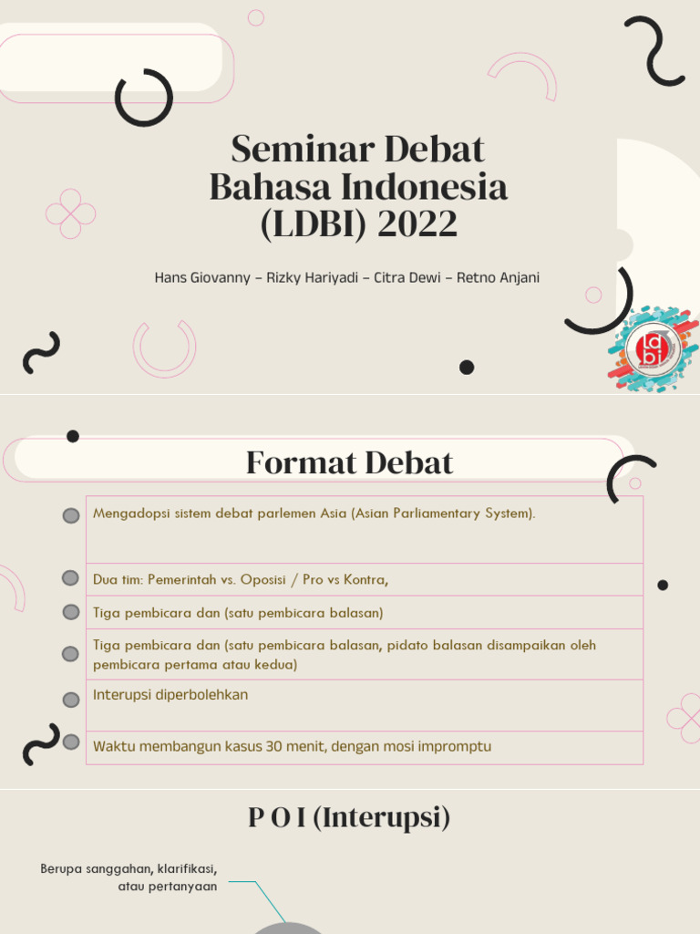Panduan Debat LDBI 2022 | PDF