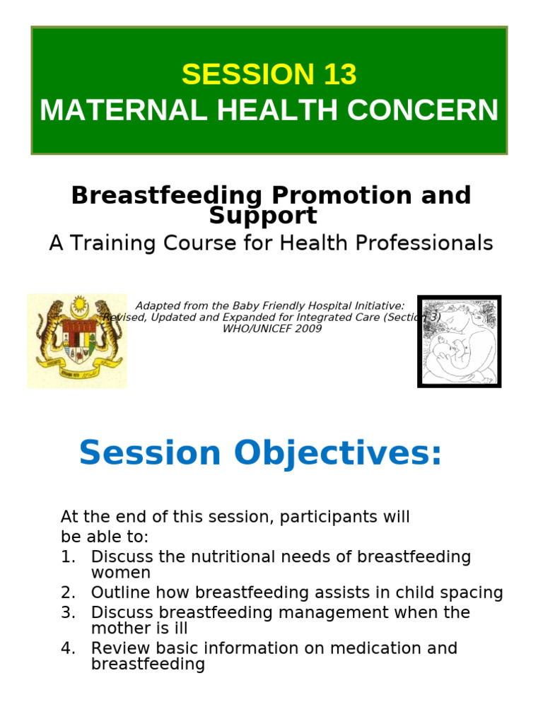Breastfeeding Nutrition Training Guide | PDF | Breastfeeding | Breast Milk