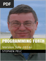 Programming Forth - Stephen Pelc - 2016