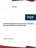 Contoh Penerapan Setiap Sila Pancasila Dalam Kehidupan Sehari-Hari