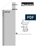 MANUAL DE INSTRUÇÕES Tupia A Bateria DRT50 Makita