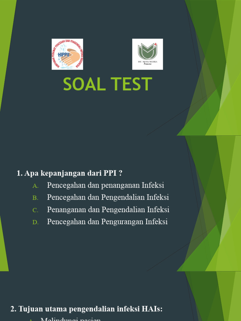 Pre Dan Post Test Ppi Orientasi | PDF