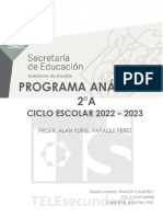 Programa Analitico 2ºa