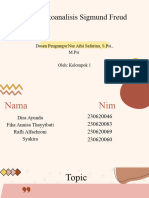 Kelompok 1 - Teori Psikoanalisis Sigmund Freud - 1b