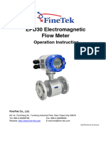 Electromagnetic Flow Meter Operation Instruction