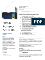 Efrain Romero Antonio Curriculum8-1-2