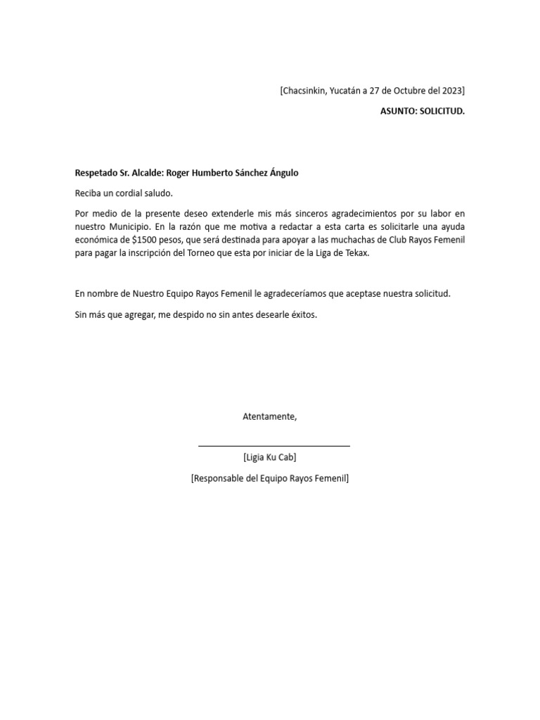 Solicitud Rayos | PDF