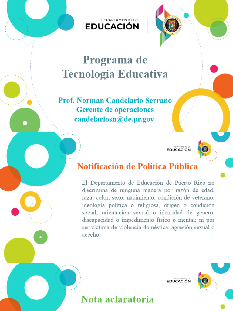Revisión Curricular en Tecnología Educativa | PDF | Plan de estudios ...