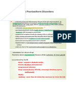 Derm - (28jul) Psoriasiform Disorders