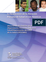 1. Organización Panamericana de la Salud – OPS (2007). La renovación de la atención primaria de Salud en las Américas