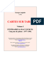 Anglade Cartes Sur Table Vol 1