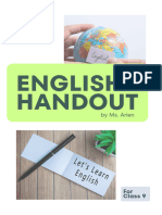 English Handout For Class 9