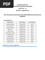 Group12 - Business Statistics - EL