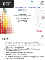 CICS Web Services As A Provider and Requestor