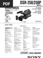 Download Sony Dsr-250 Main by Saeid Pourfarzib SN68431018 doc pdf