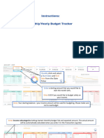 Budget Tracker Instructions