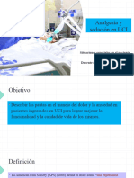 Analgesia y Sedación en Uci