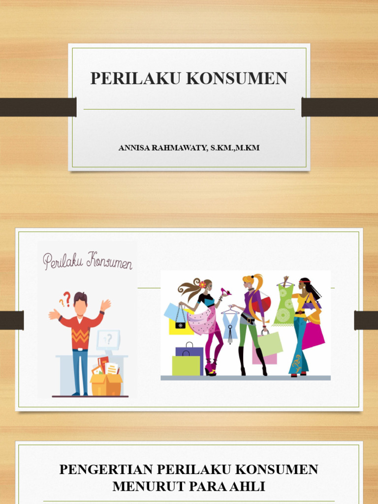 Pendekatan dalam Perilaku Konsumen | PDF