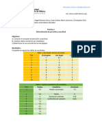 Práctica 1 - Precisión y Exactitud