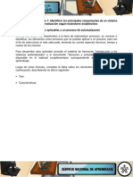 Evidencia Cuadro Comparativo Identificar Los Elementos Aplicables A Un Proceso de Automatizacion