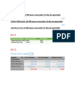 Percepciones Ordinarias